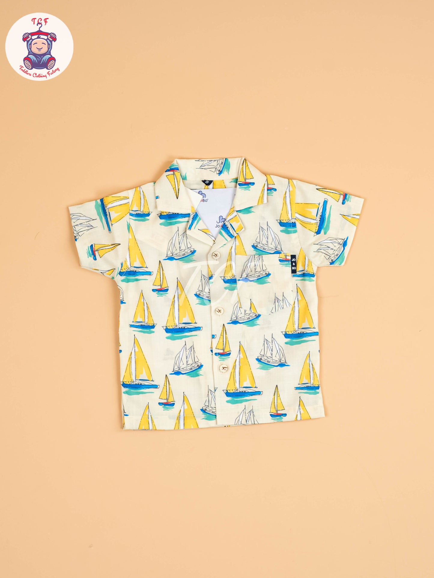 Cream - Boys Shirt & Shorts