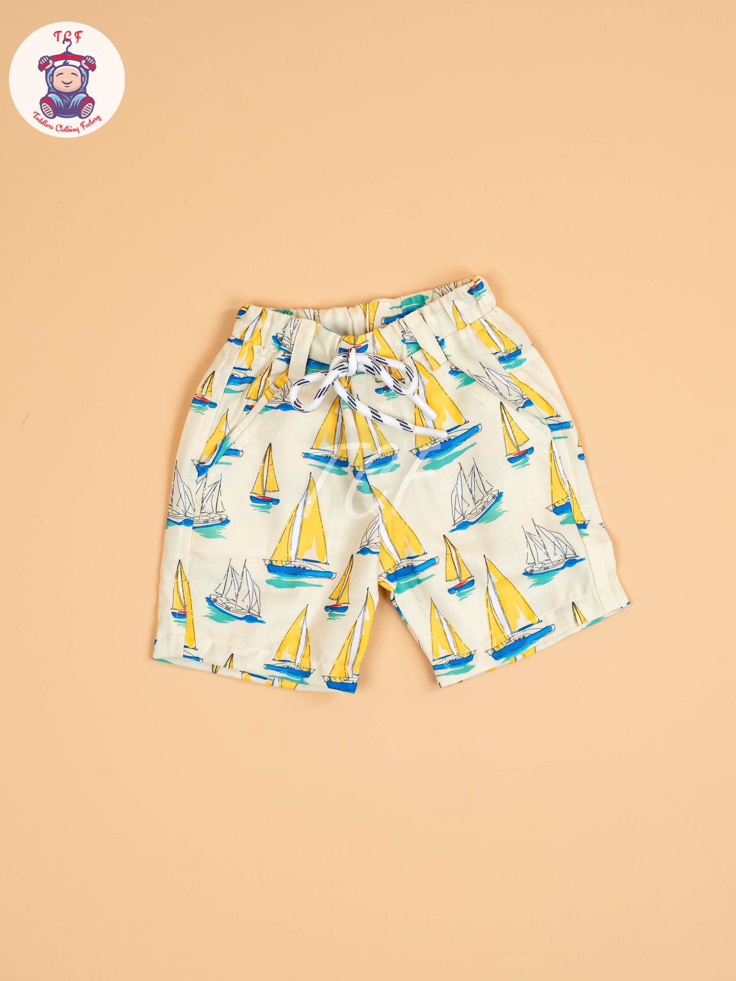 Cream - Boys Shirt & Shorts