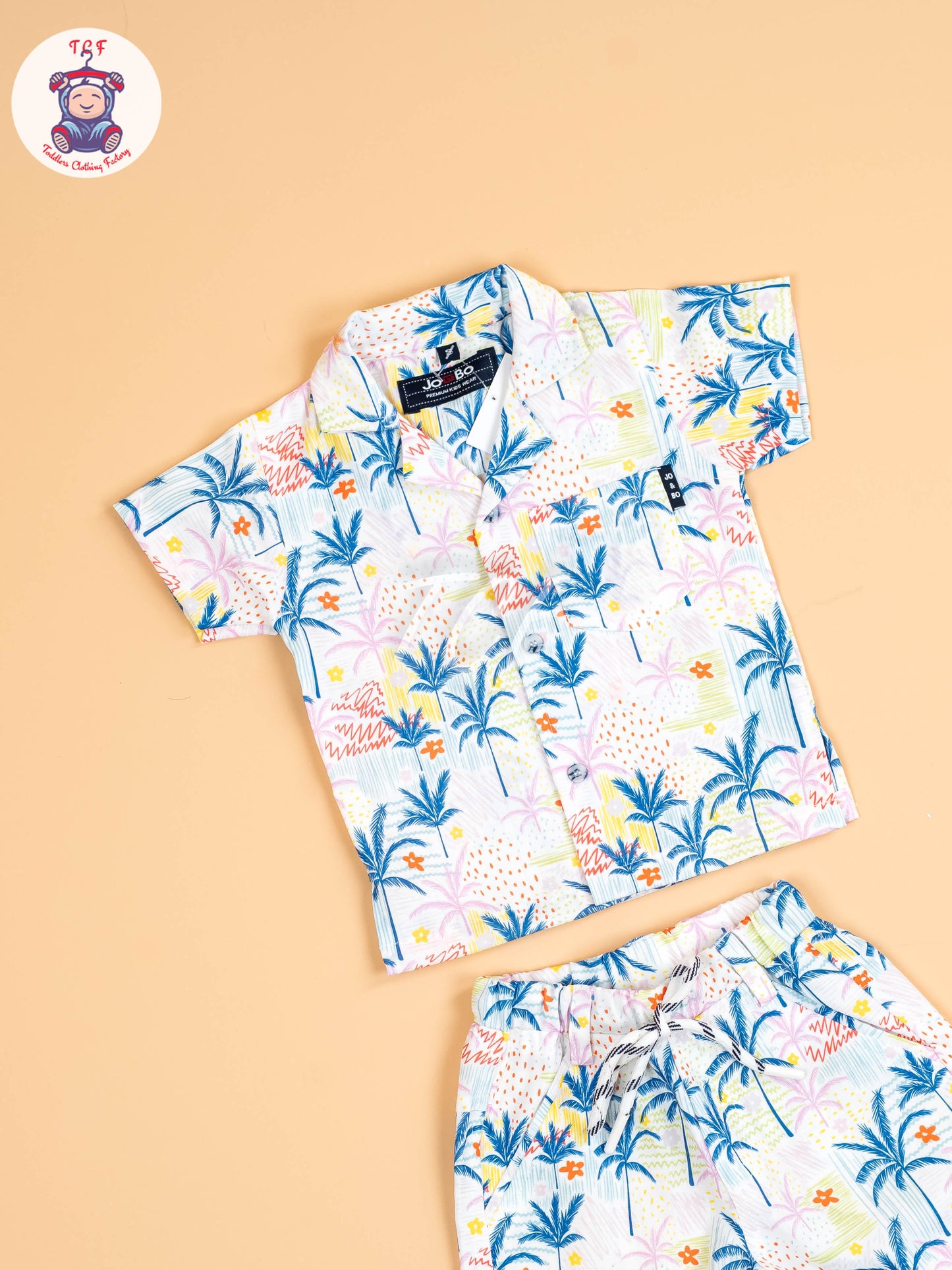 White - Boys Shirt & Shorts