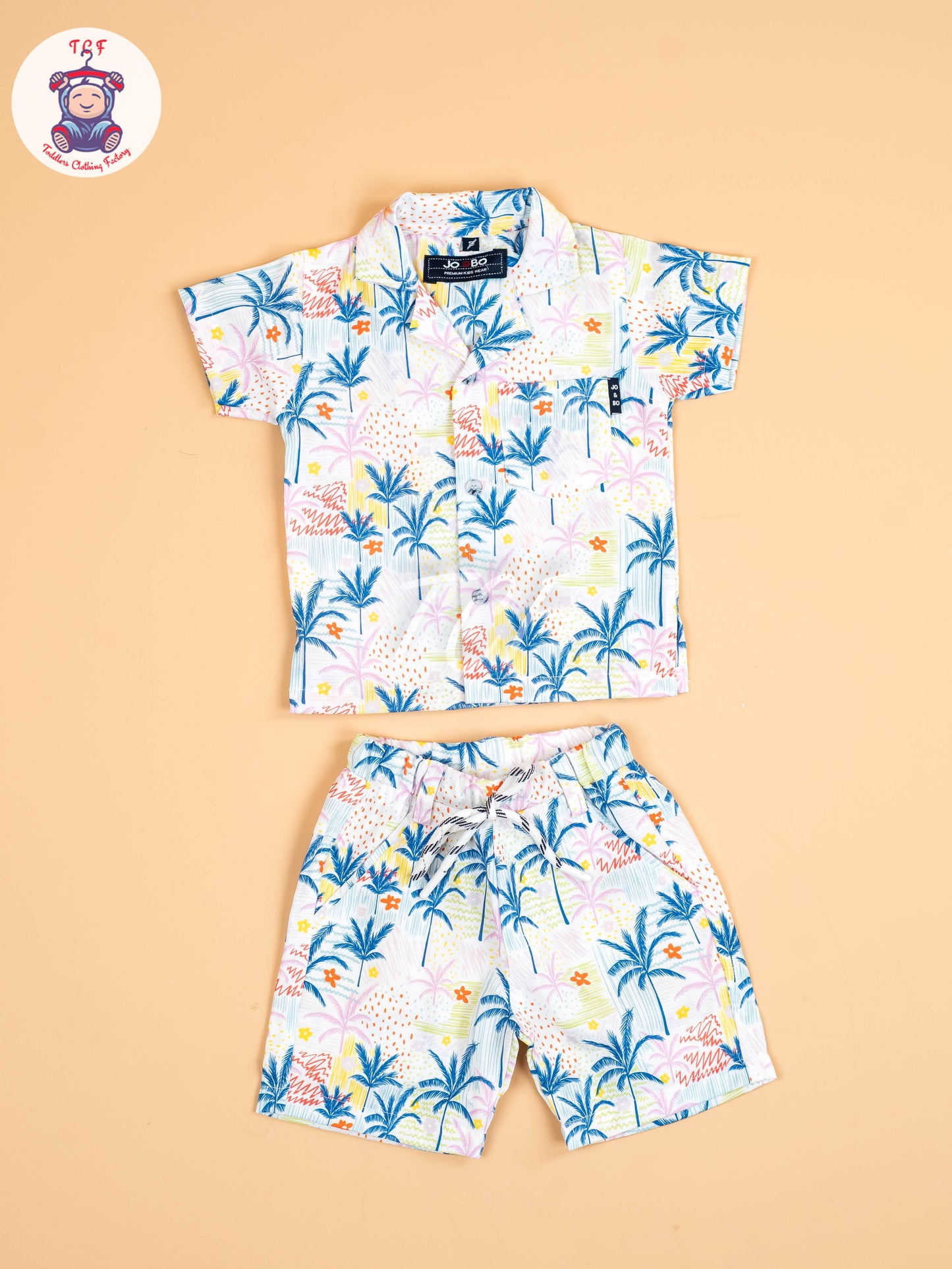 White - Boys Shirt & Shorts