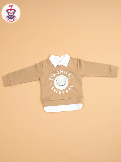 Light Brown - Boys Shirt & Pant