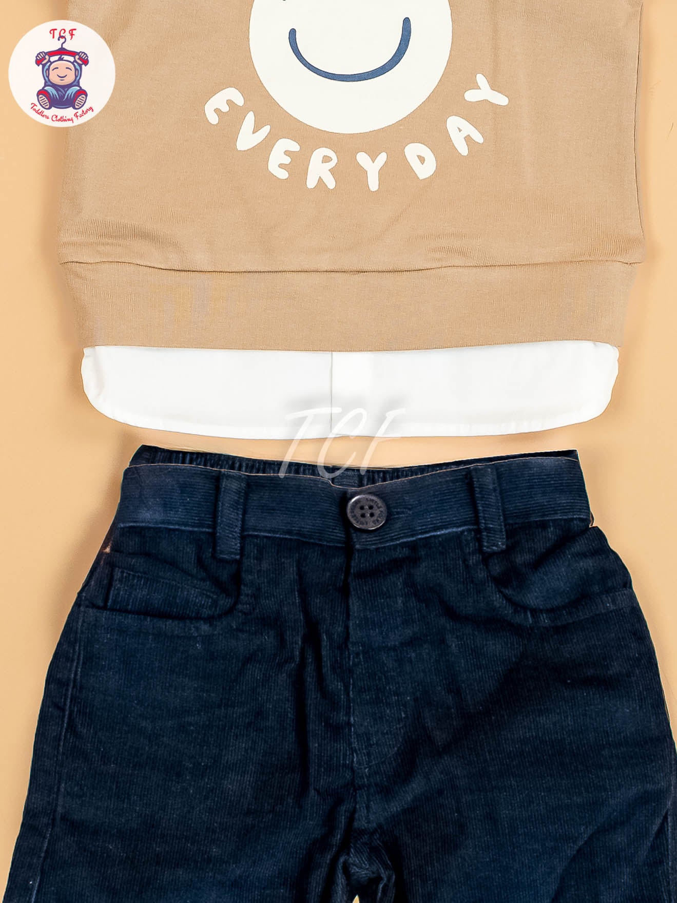 Light Brown - Boys Shirt & Pant