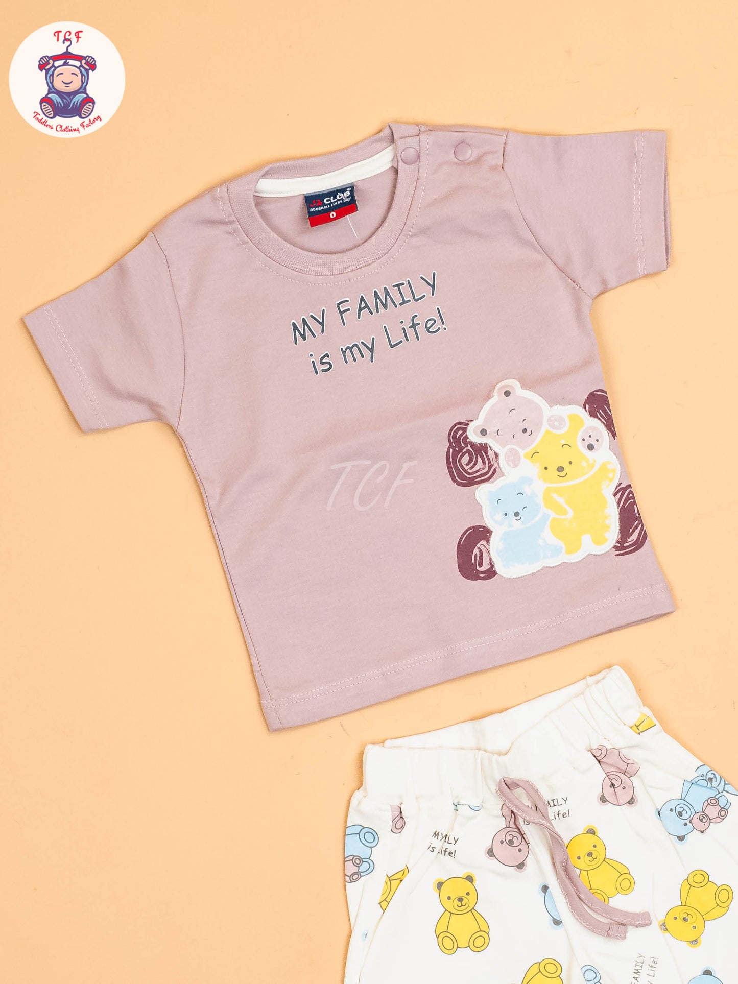 Lavender & White - T-Shirts & Shorts