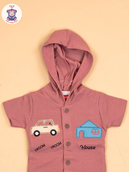 Light Brown & Cream - T-Shirts & Shorts