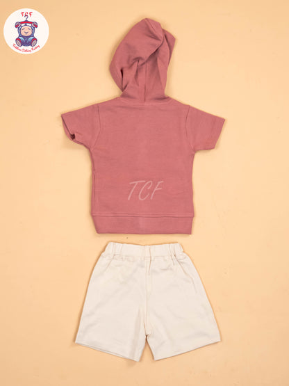 Light Brown & Cream - T-Shirts & Shorts