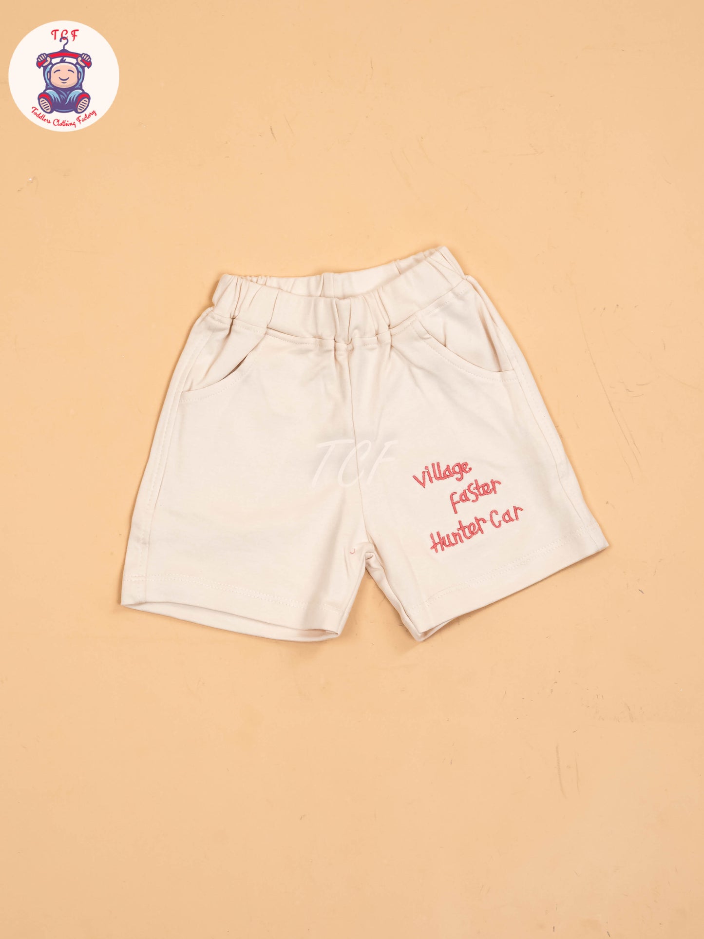 Light Brown & Cream - T-Shirts & Shorts