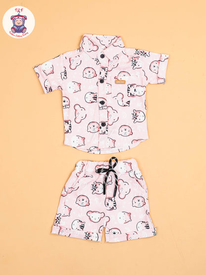 Light Pink - Shirts & Shorts