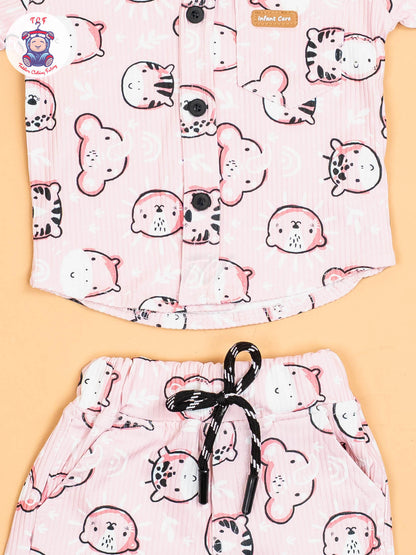 Light Pink - Shirts & Shorts