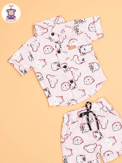 Light Pink - Shirts & Shorts