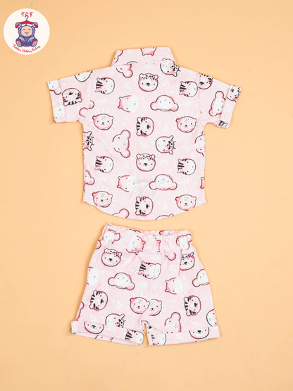 Light Pink - Shirts & Shorts