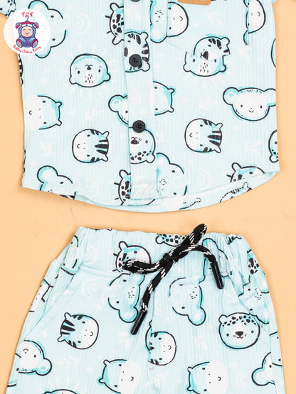 Light Green - Shirts & Shorts