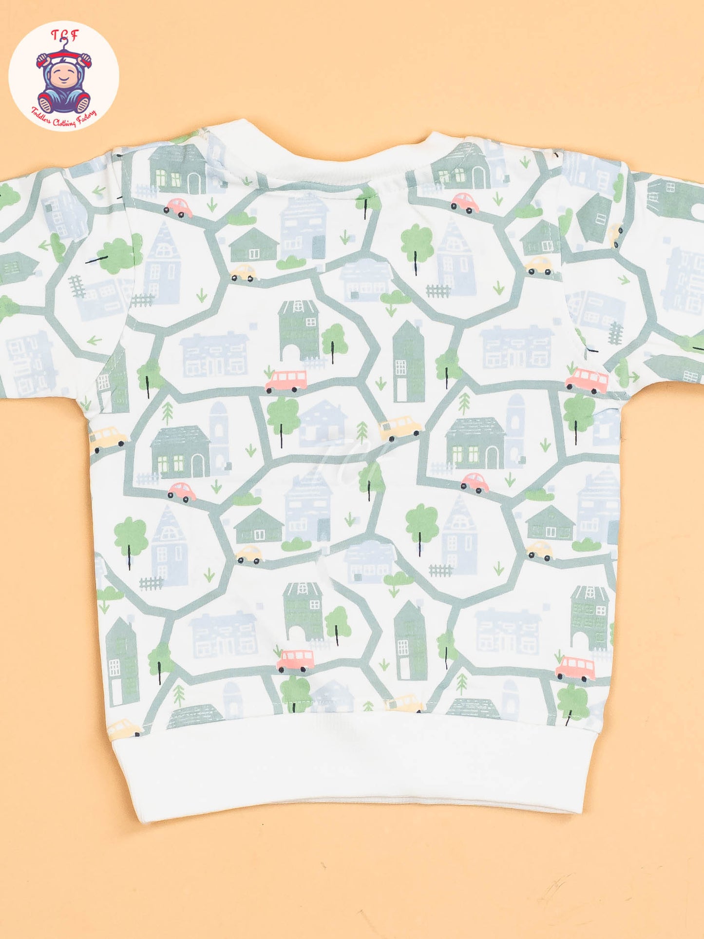 White & Light Green - T-Shirts