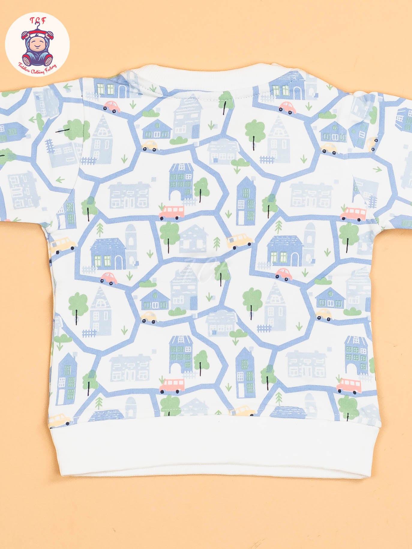 White & Light Blue- T-Shirts