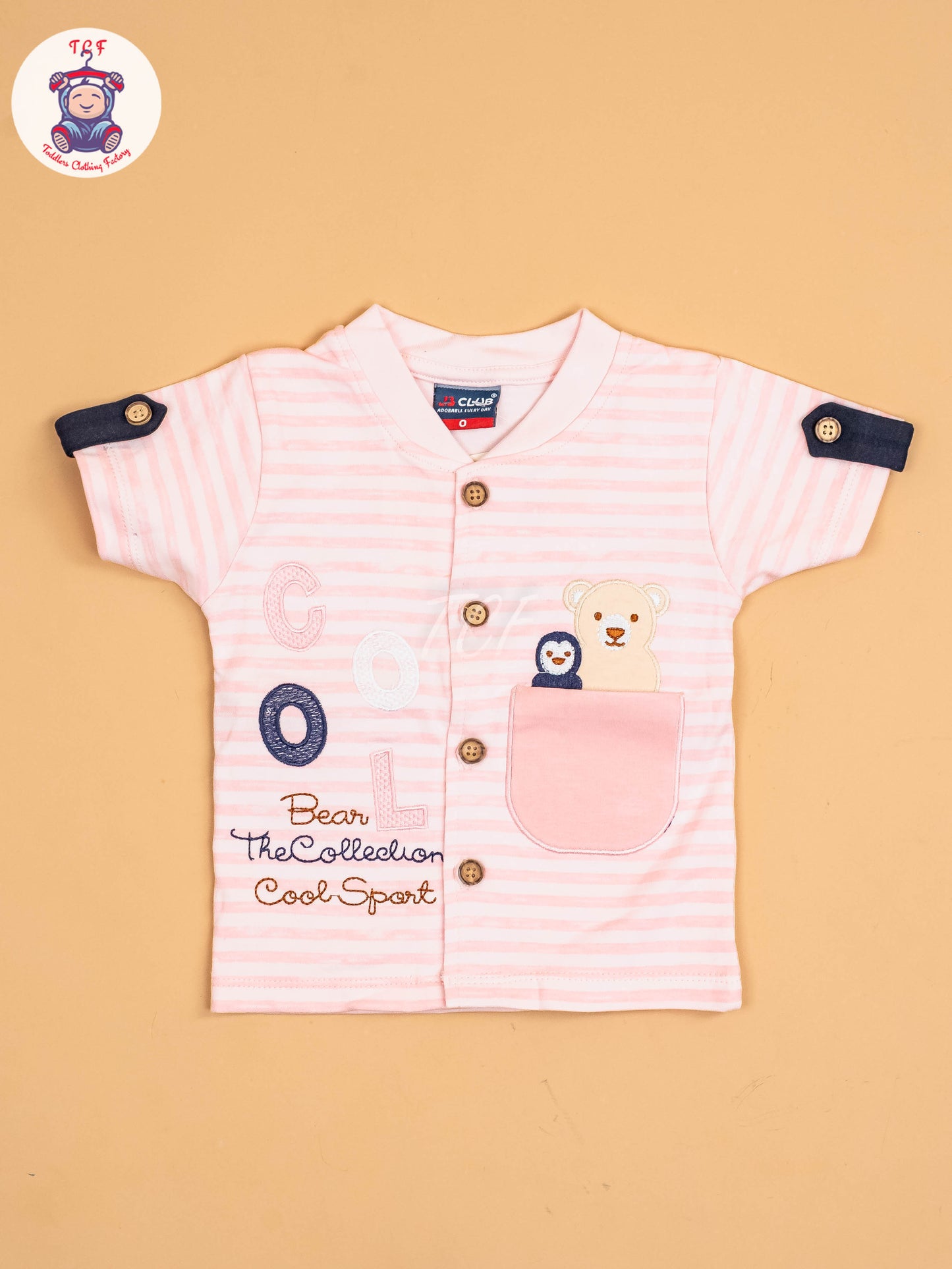 Light Pink & Gaey - T-Shirts & Shorts