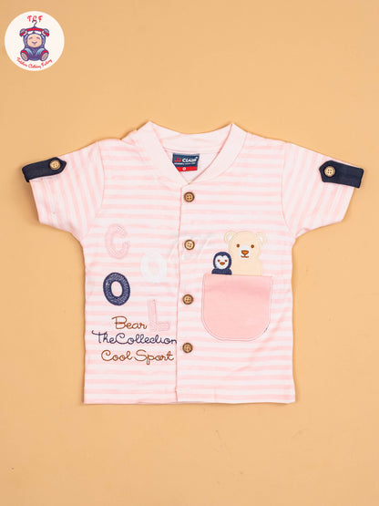 Light Pink & Gaey - T-Shirts & Shorts