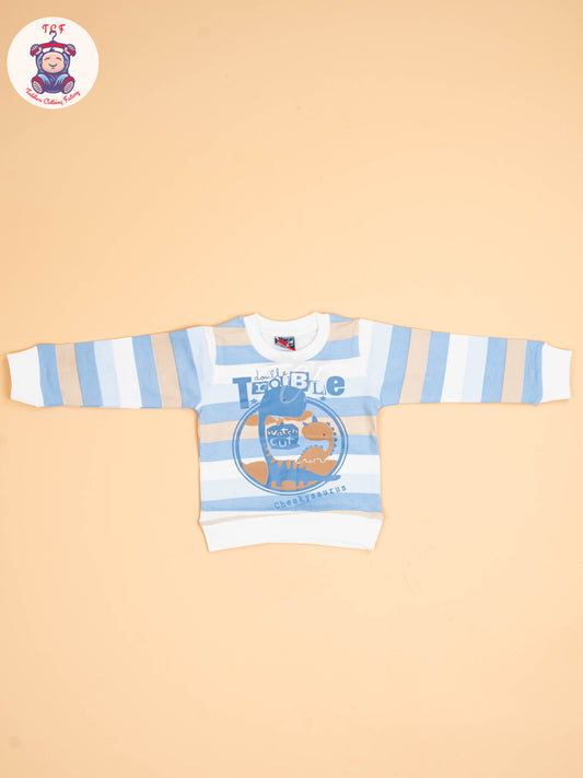 White & Blue - T-Shirts