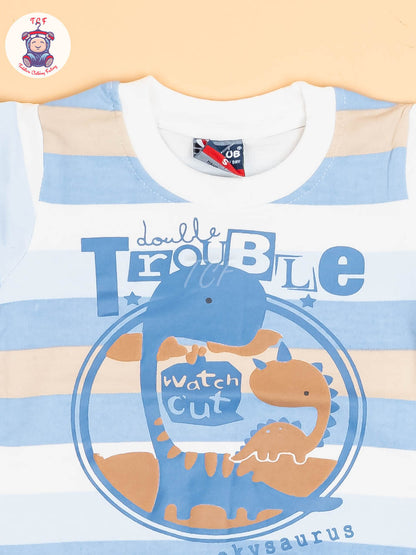 White & Blue - T-Shirts