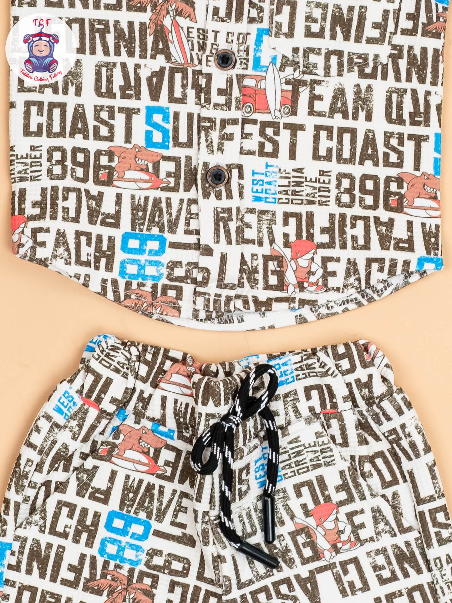 Brown-Shirts & Shorts