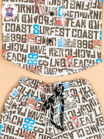 Brown-Shirts & Shorts