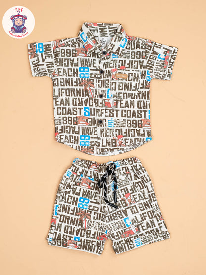 Brown-Shirts & Shorts