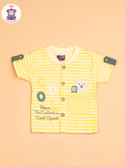 Yellow & Light Green - T-Shirts & Shorts