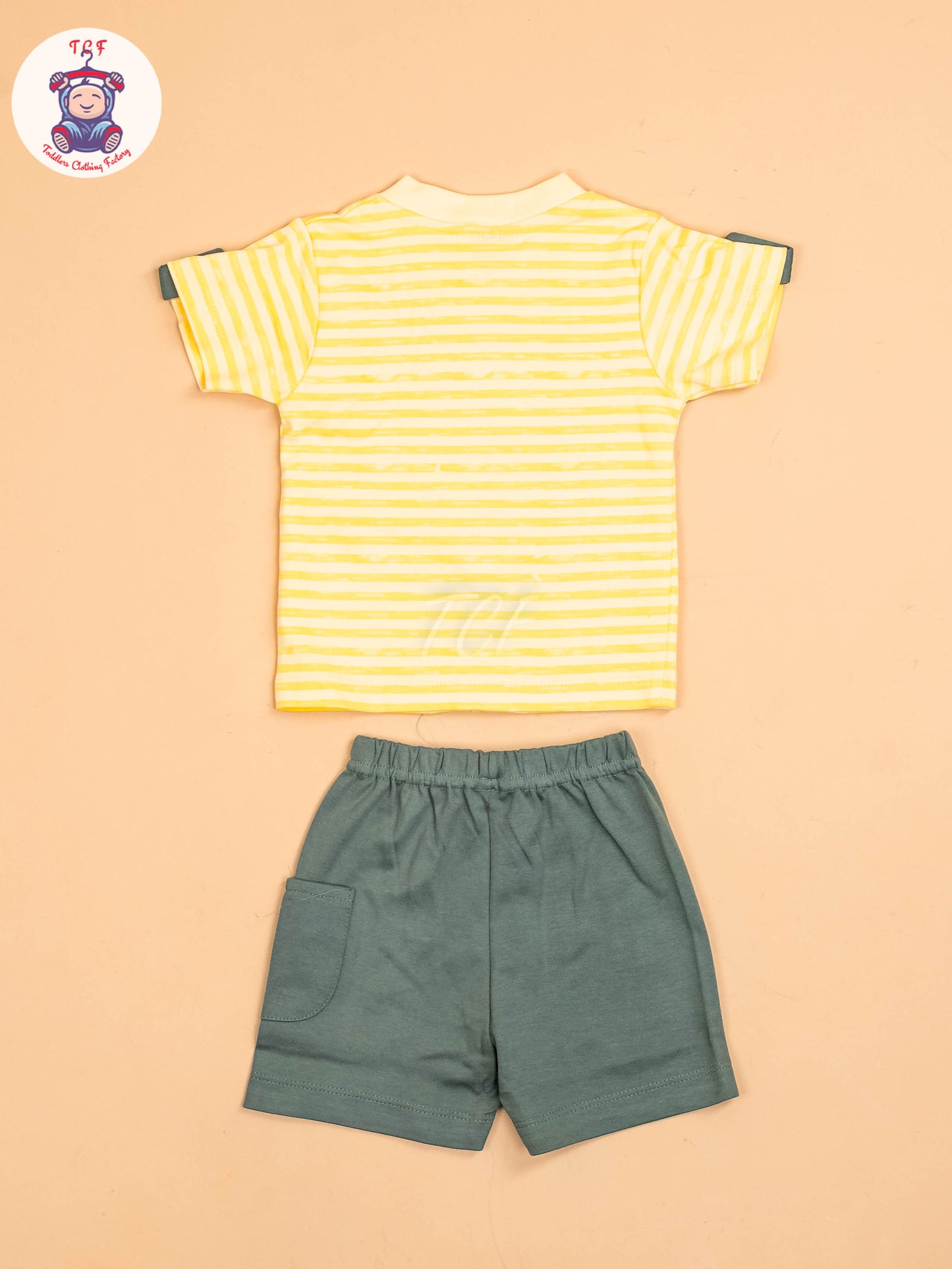 Yellow & Light Green - T-Shirts & Shorts