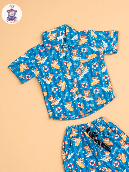 Blue - Shirts & Shorts