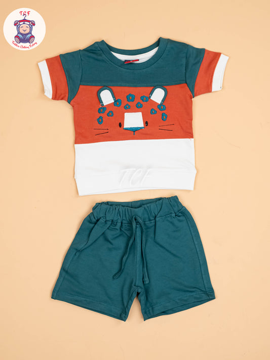 Blue & Orange - T-Shirts & Shorts