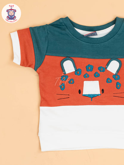 Blue & Orange - T-Shirts & Shorts