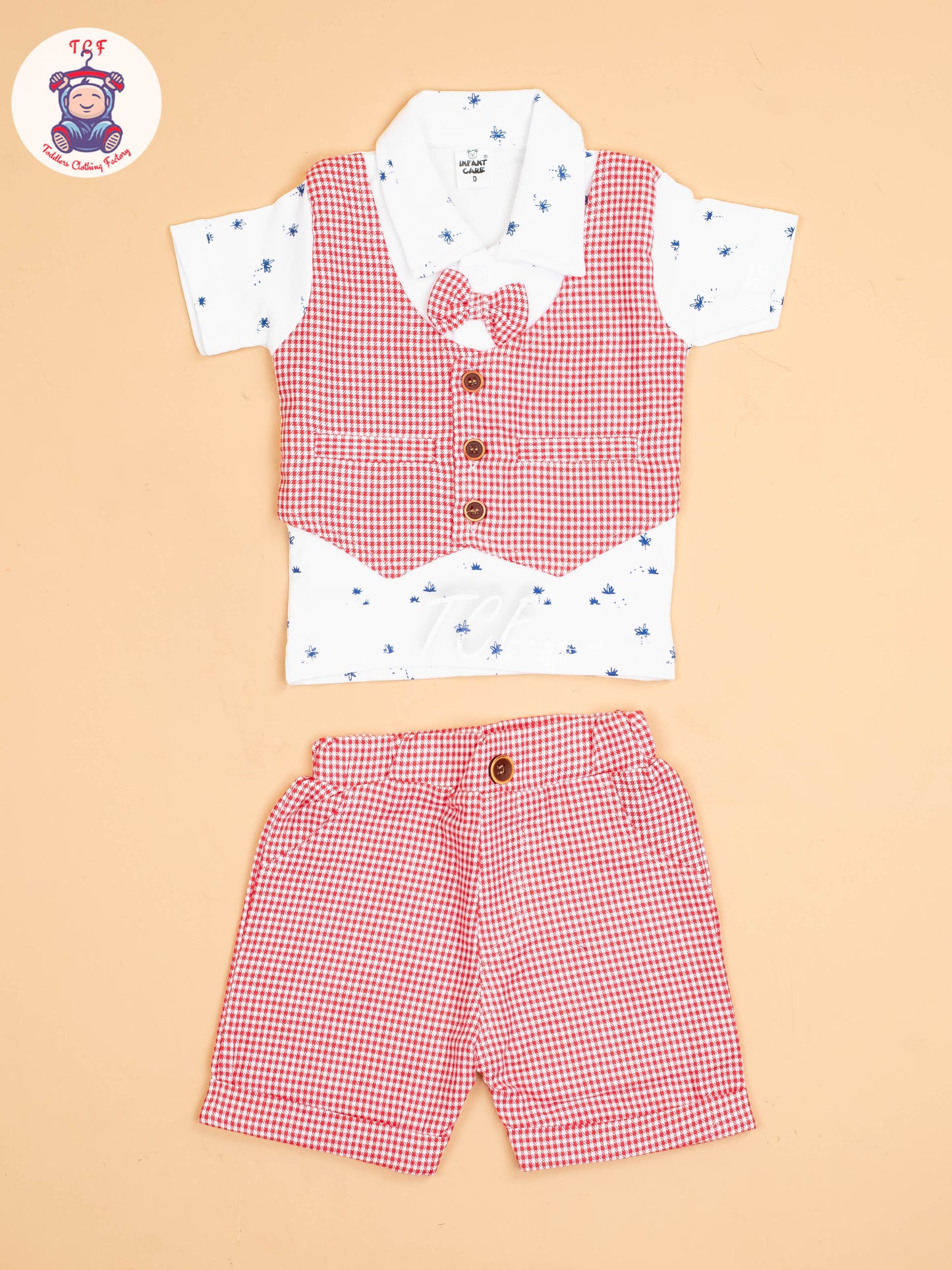 White & Pink - Shirts & Shorts