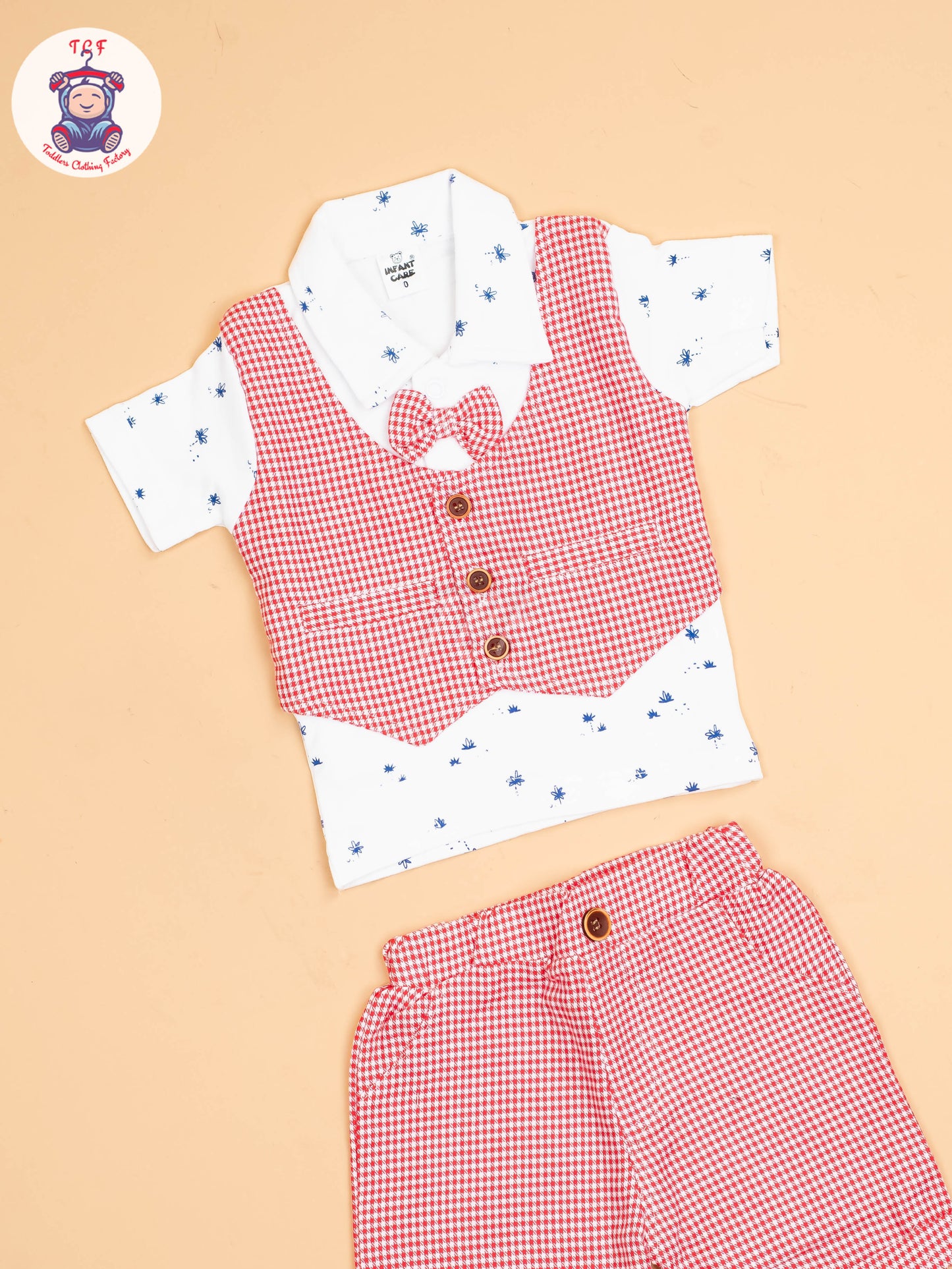 White & Pink - Shirts & Shorts