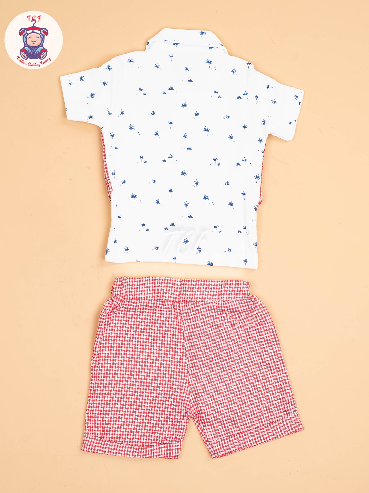 White & Pink - Shirts & Shorts