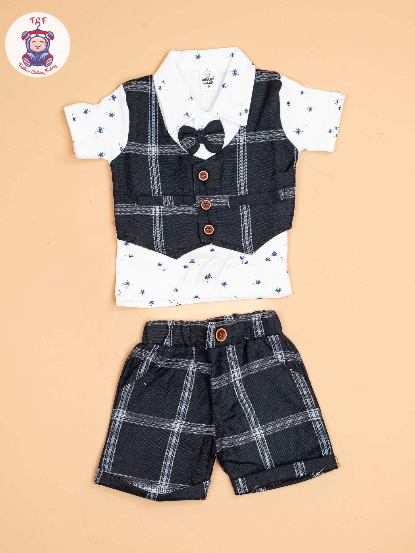 White & Black - Shirts & Shorts