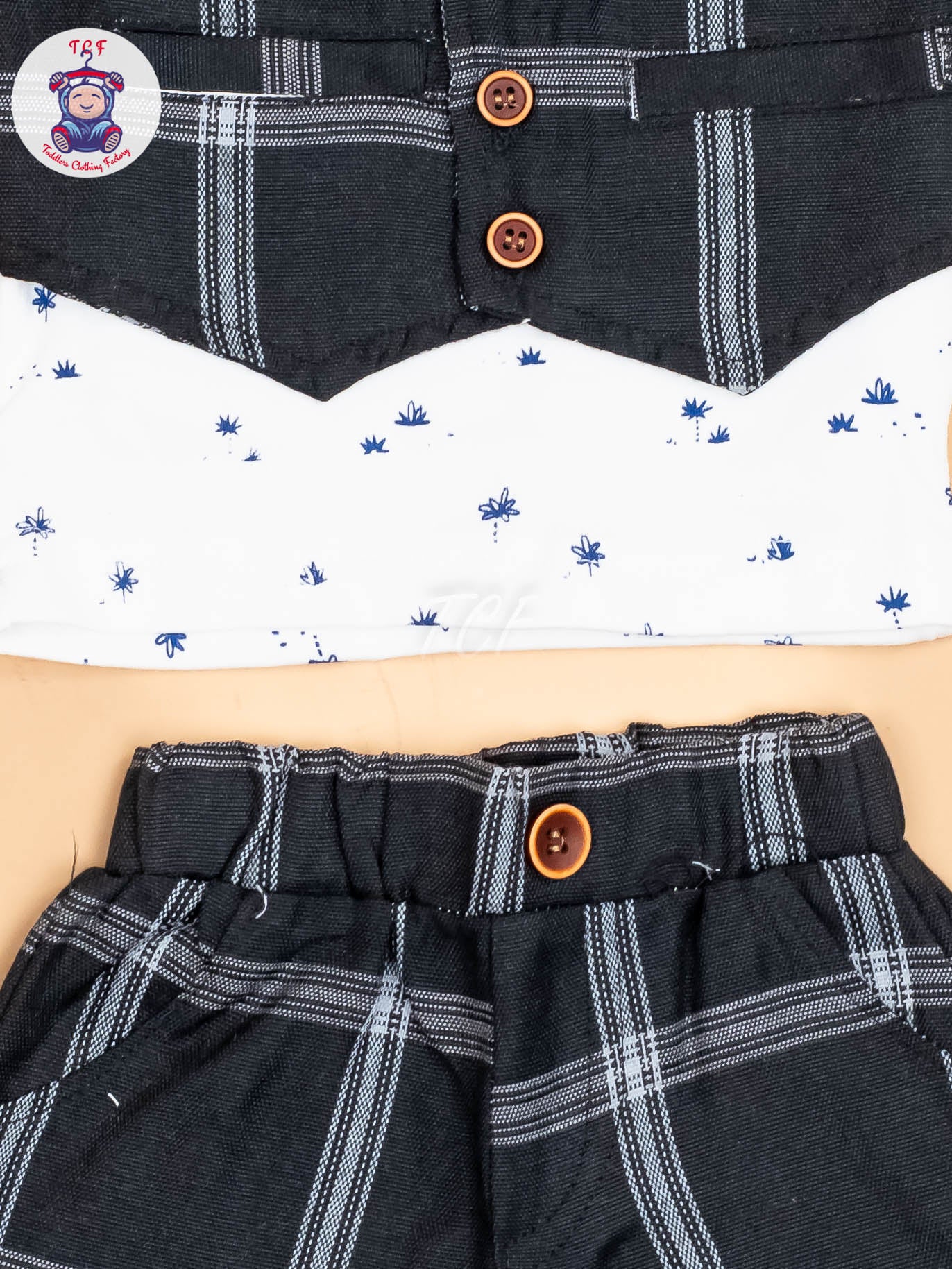 White & Black - Shirts & Shorts