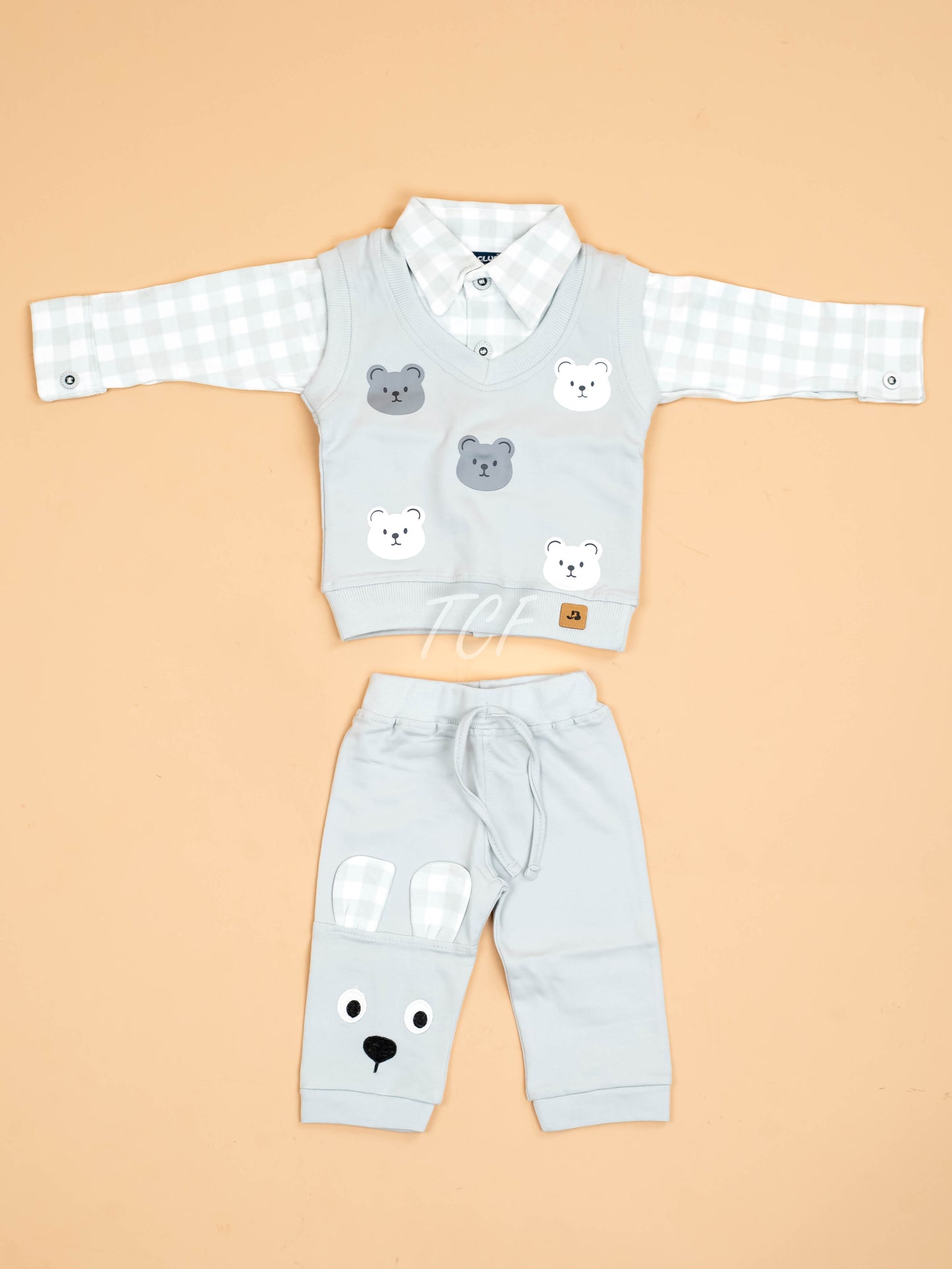 White & Grey - Shirts & Pants