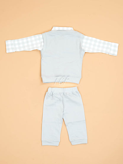 White & Grey - Shirts & Pants