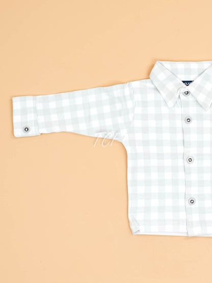 White & Grey - Shirts & Pants