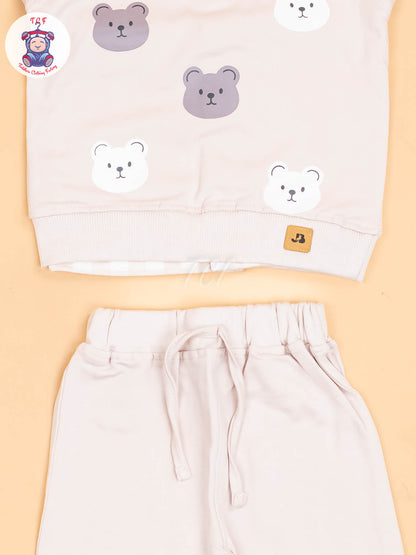 White & Beige - Shirts & Pants
