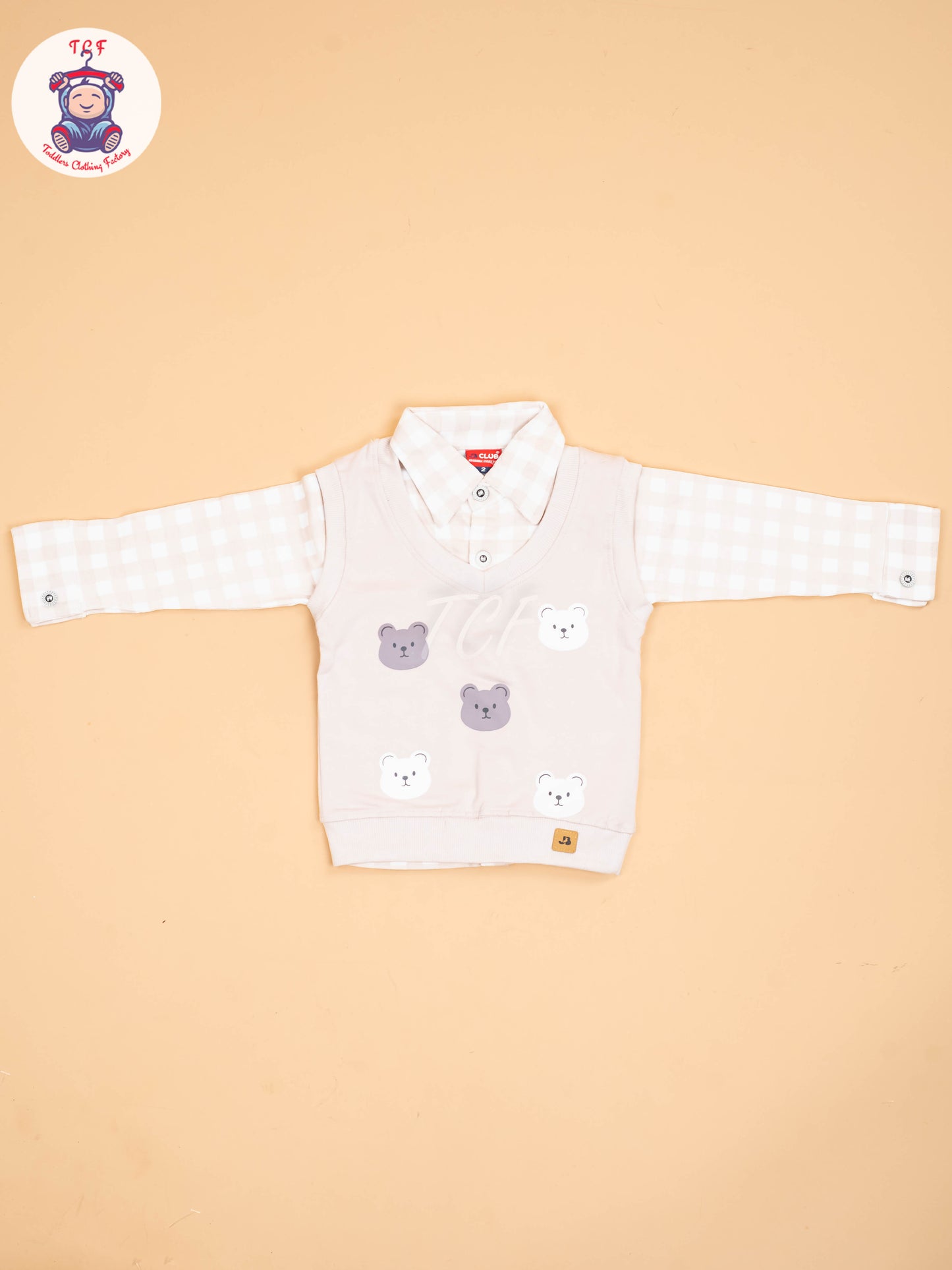 White & Beige - Shirts & Pants