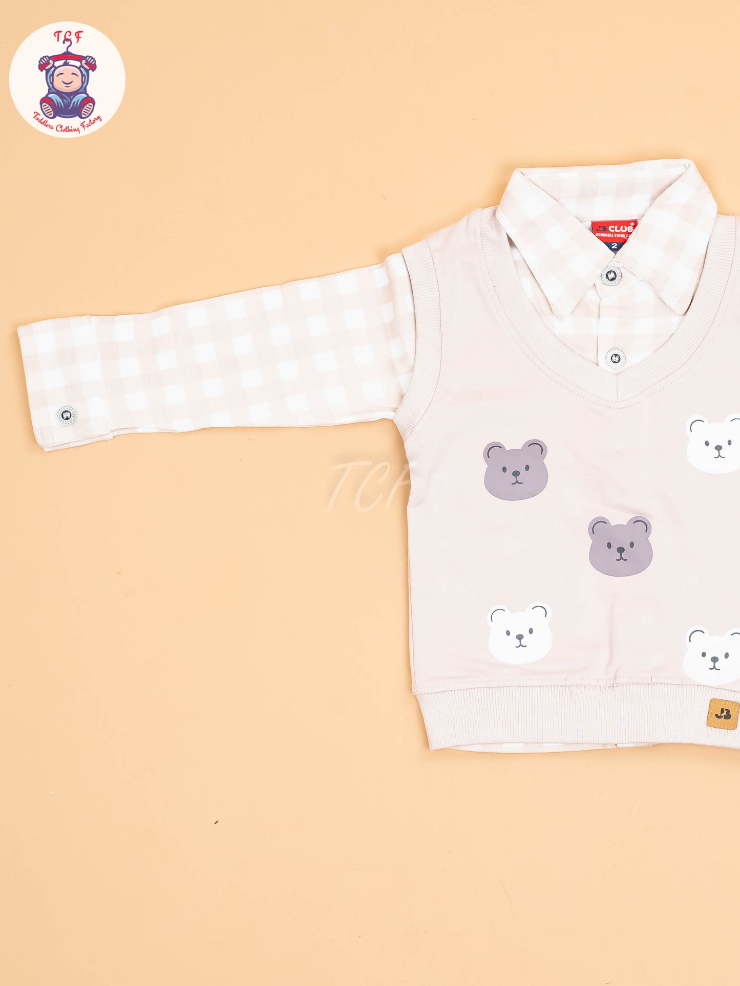 White & Beige - Shirts & Pants