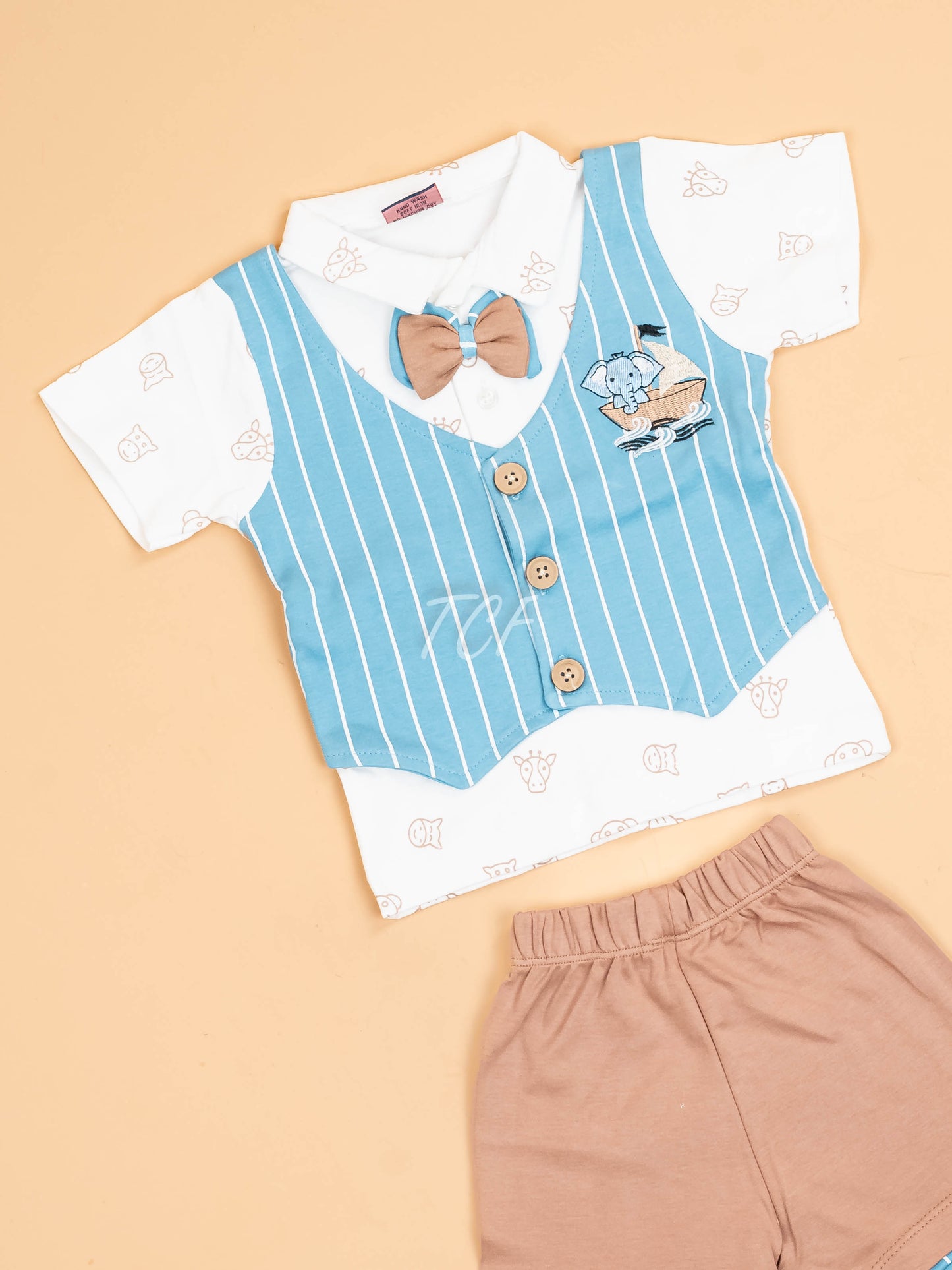 White & Blue -T-Shirts & Shorts