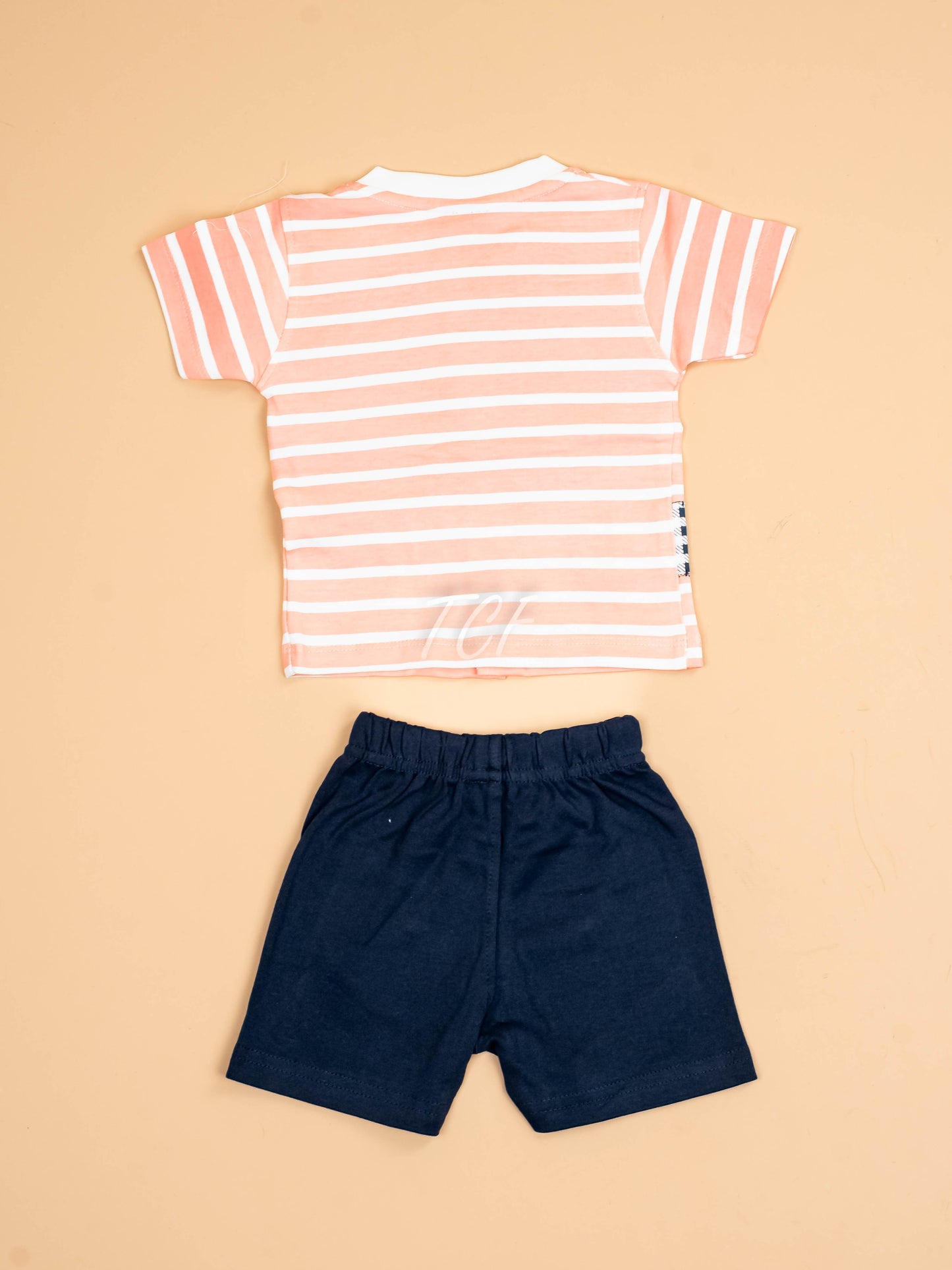 Peach & Blue -T-Shirts & Shorts