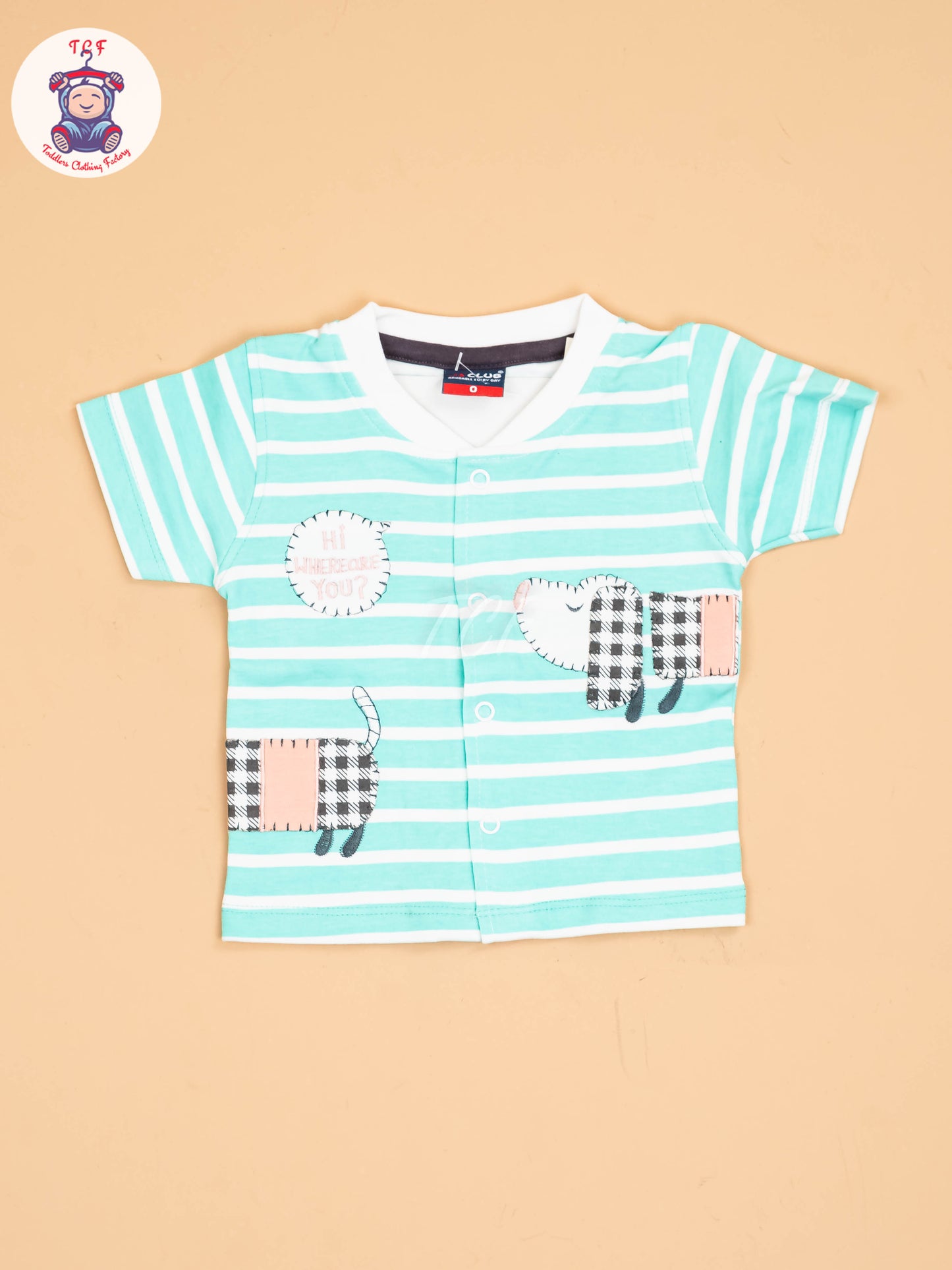 Light Green & Brown - T-Shirts & Shorts