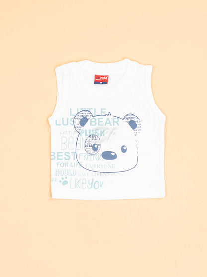 Light Green & Navy Blue -T-Shirts & Shorts