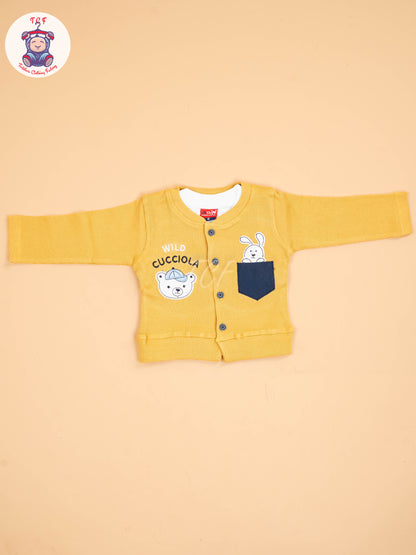 Brown & Navy Blue - T-Shirts & Shorts