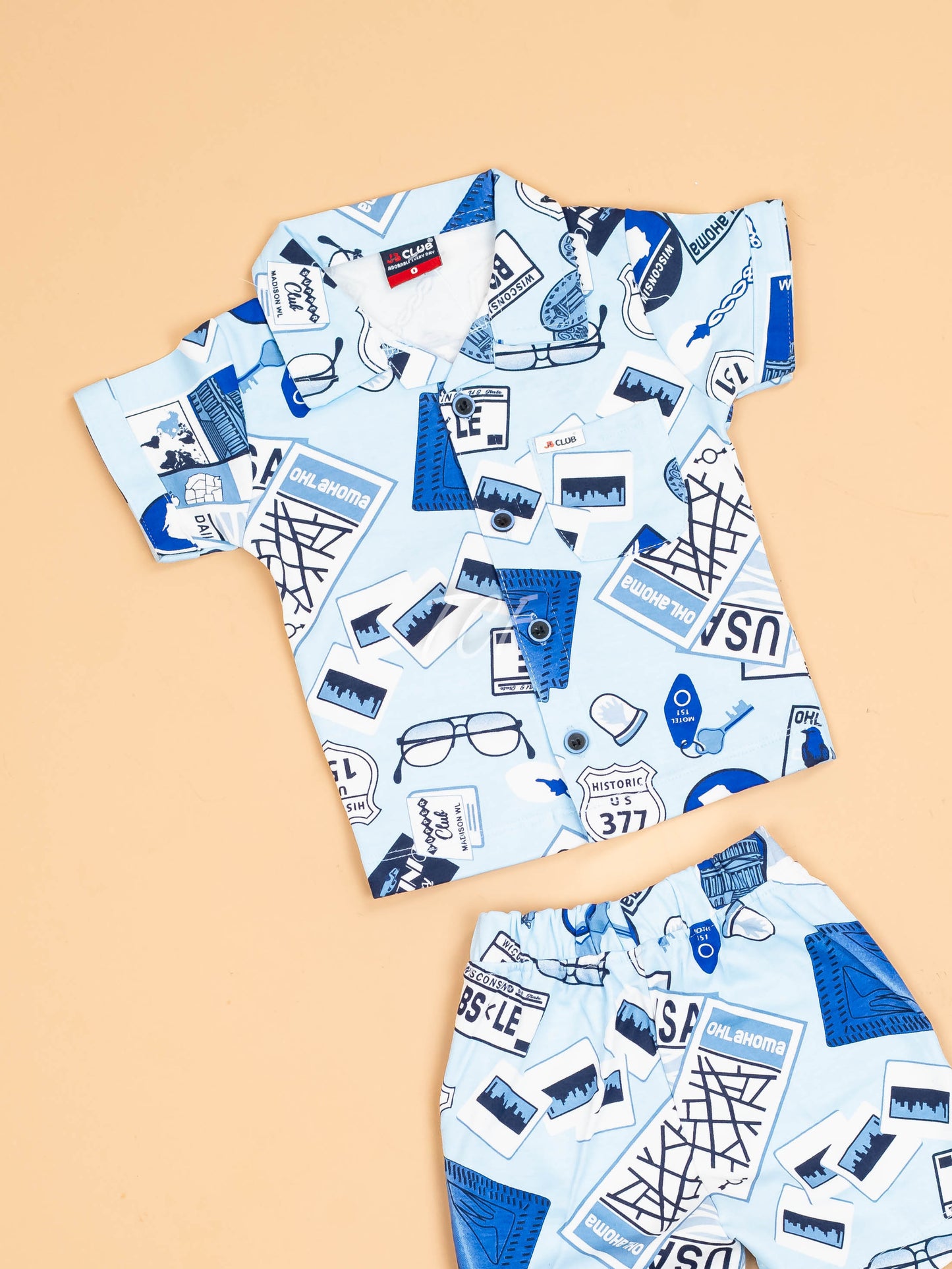 Blue - Shirts & Shorts
