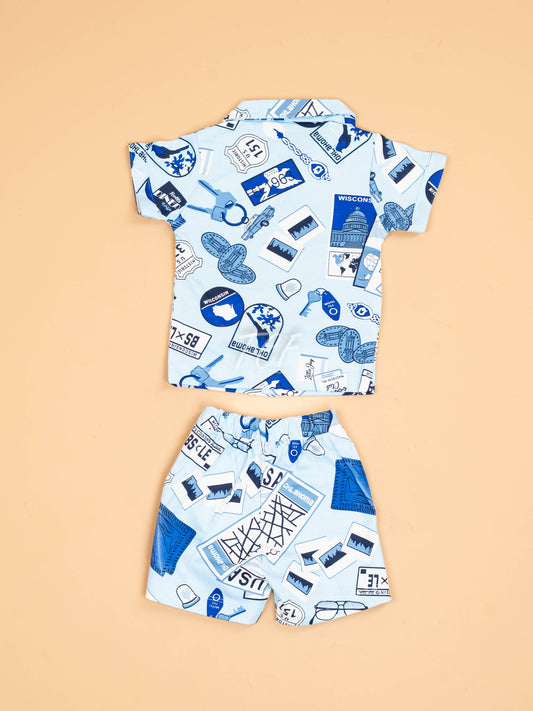 Blue - Shirts & Shorts