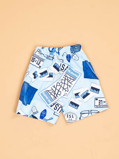 Blue - Shirts & Shorts