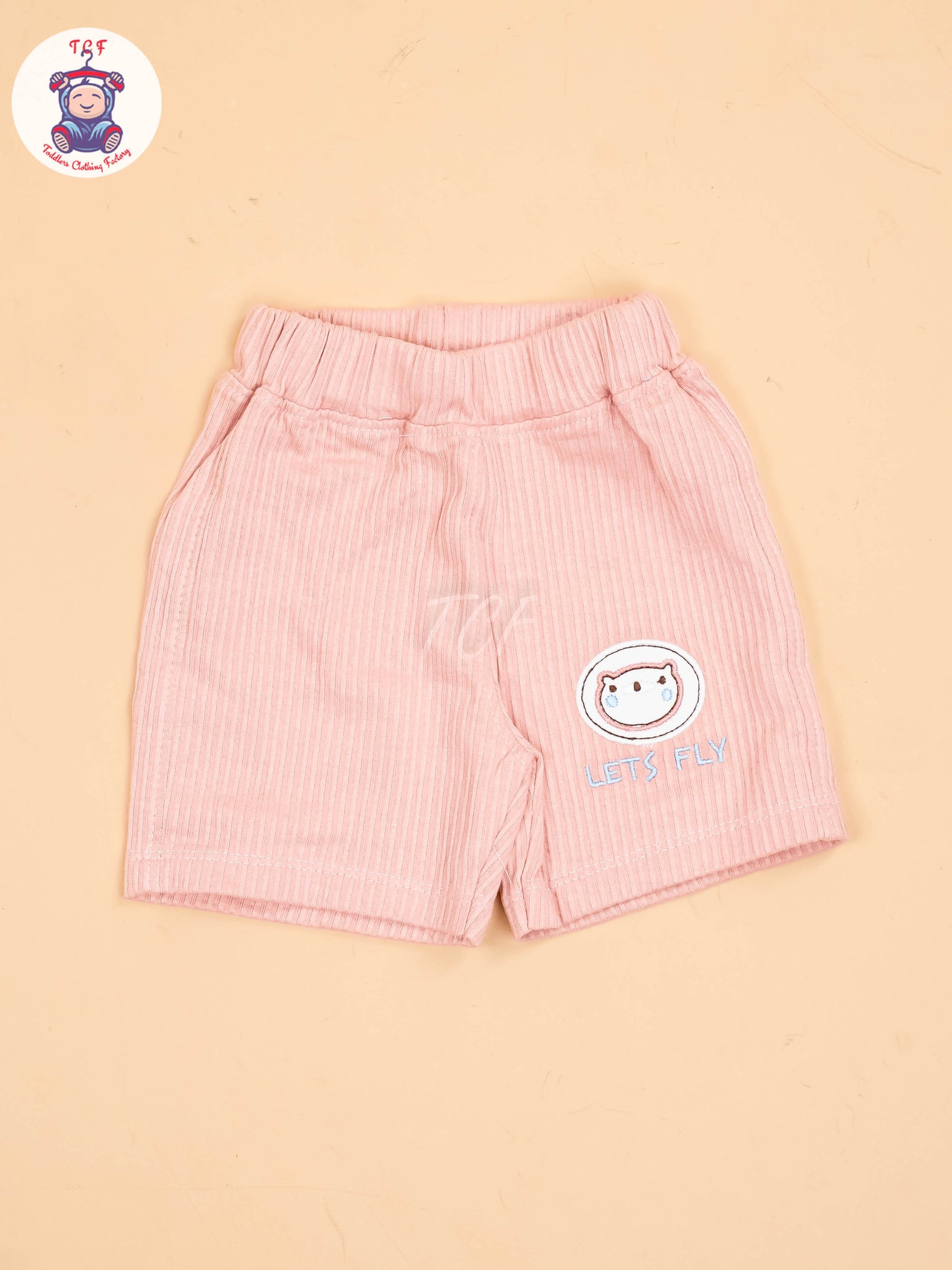 White & Peach - T-Shirts & Shorts