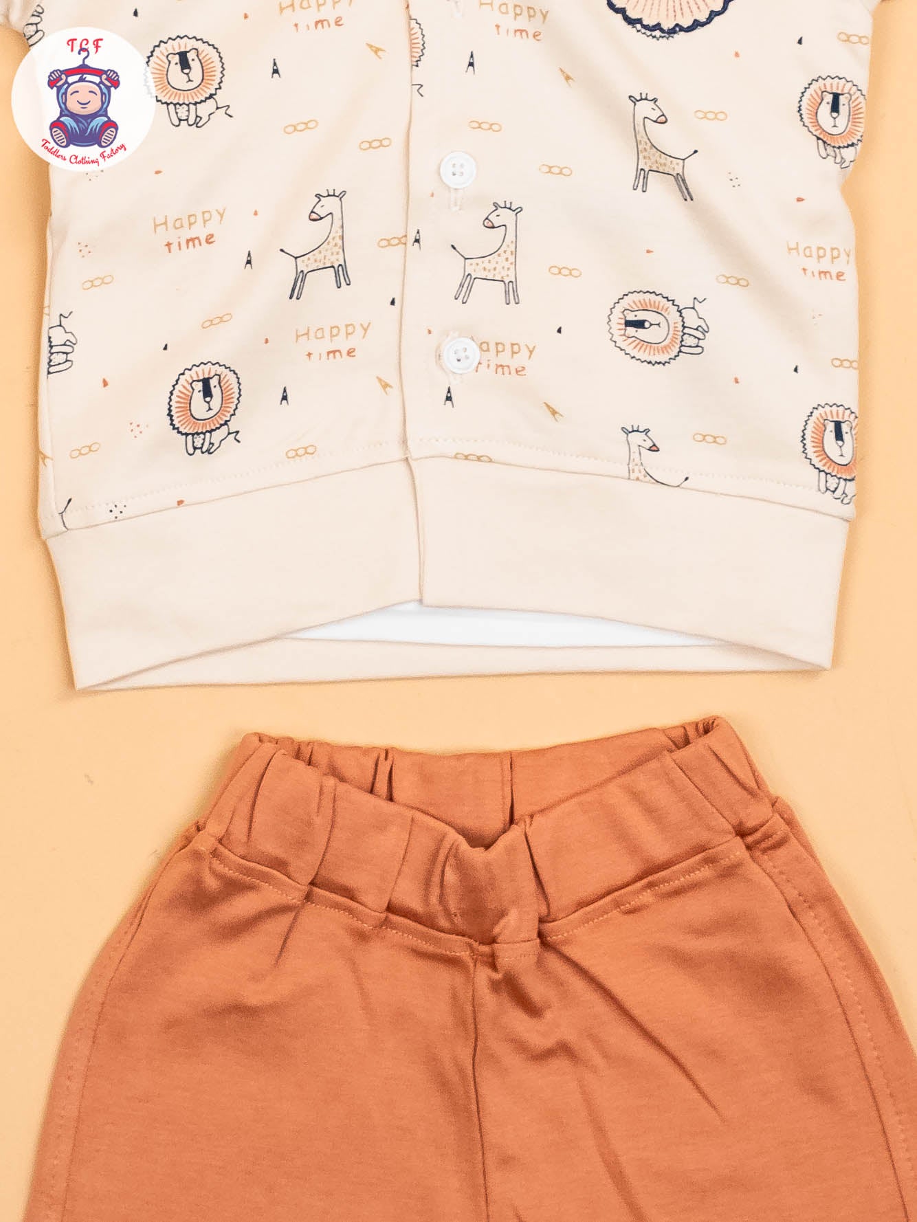 Beige - T-Shirts & Shorts